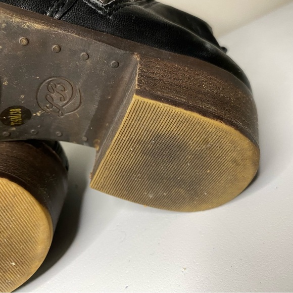 Lucky Brand Basel ankle boot black leather size 7.5 - Picture 6 of 9